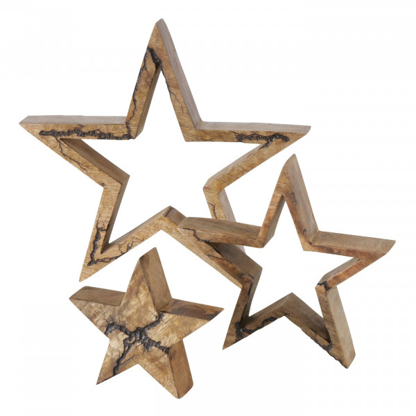 Wooden Star Set