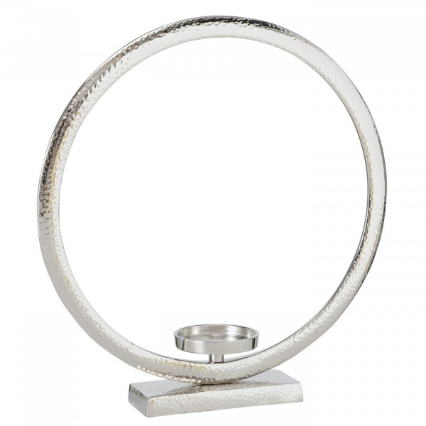 Silver Candle Hoop